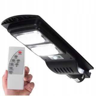 Solárna zapichovacia záhradná lampa - Zápustná solárna lampa Decorya čierna 48,5 cm 1 ks.